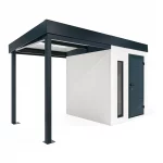 GARDEON kerti ház | 2000 x 2100 mm, 2000 x 2100 mm-es előtetővel