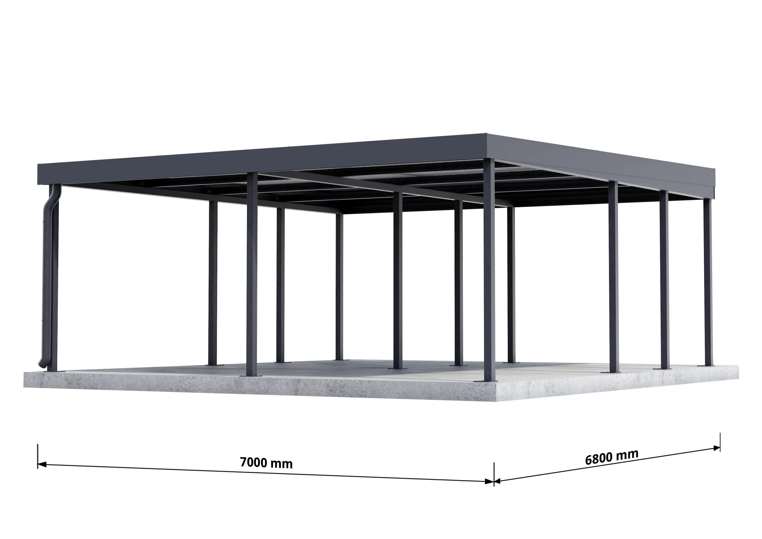 pristresek koty Prístrešok 7x6,8m