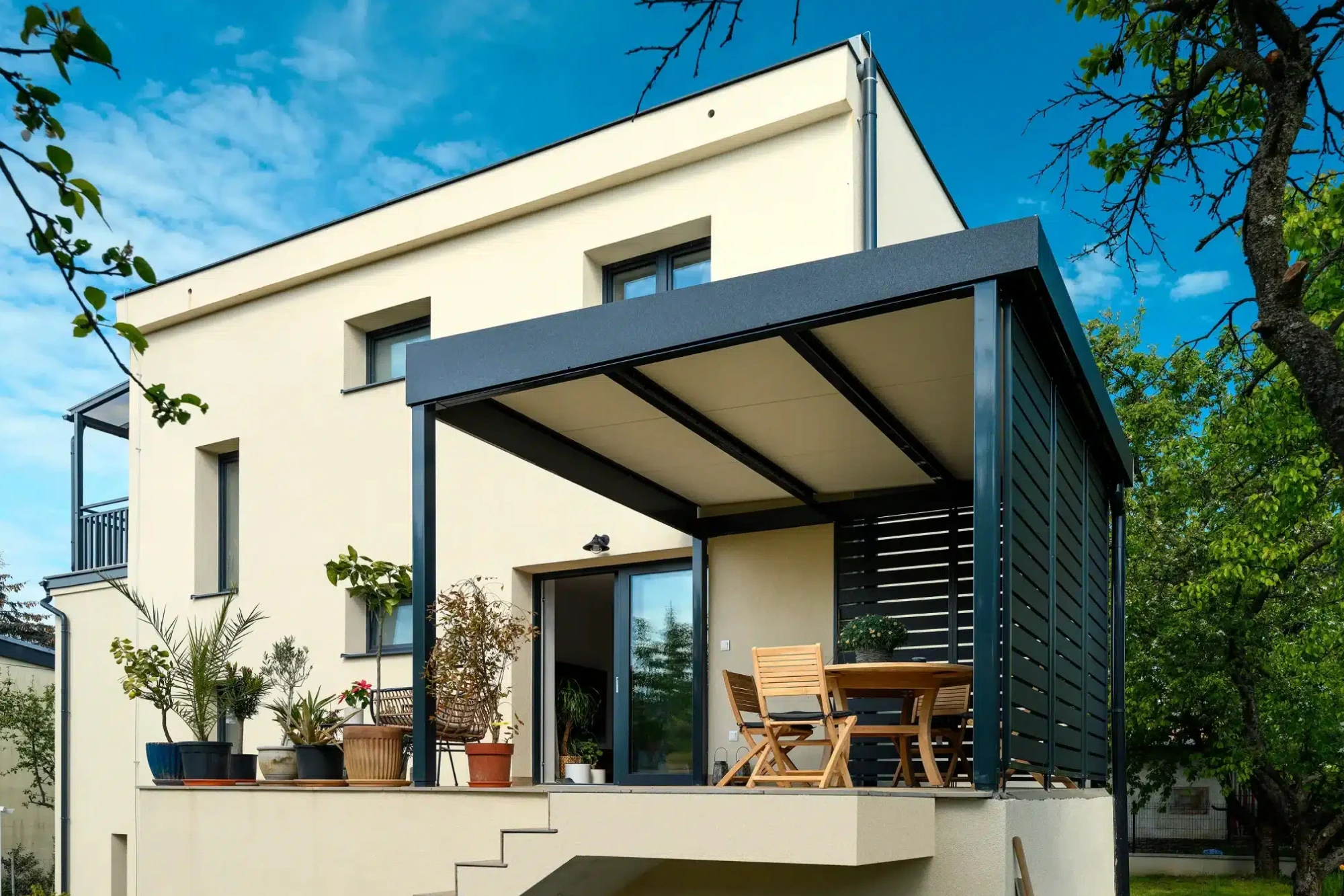 gardeon-pergola-5648-PD-3 Pergola GARDEON na vyvýšenej ploche