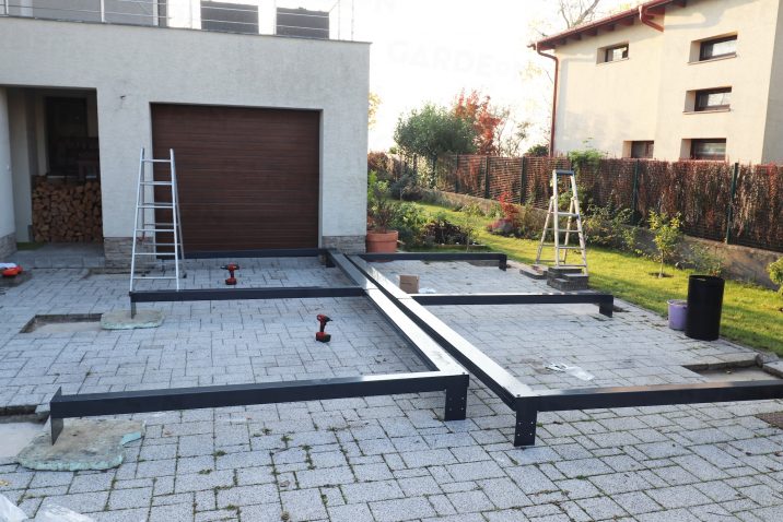 A GARDEON kocsibeálló acélszerkezete