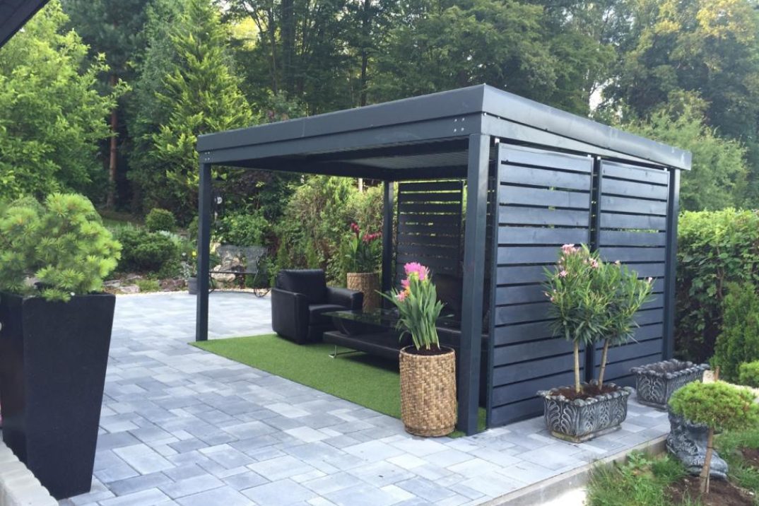 Montovaná pergola GARDEON s posedením