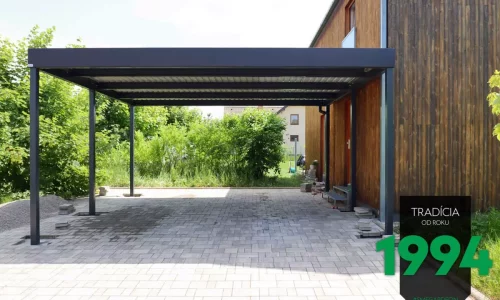 GARDEON kétállásos kocsibeálló antracit színben