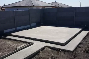 Alap a garázshoz