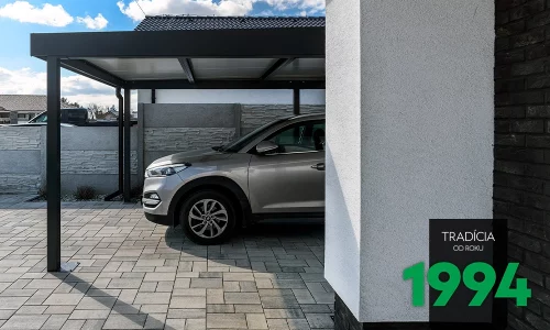 Kocsibeálló oldalnézetből