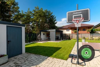 GARDEON kerti tároló előtetővel