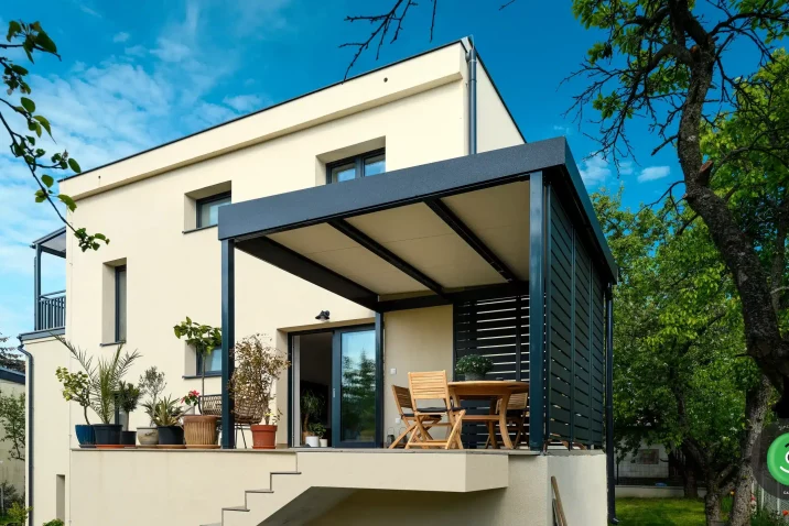 GARDEON magasított pergola ülőhellyel