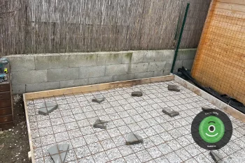A betonlemez előkészítése