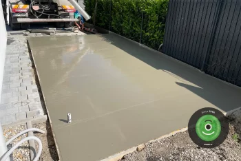 Vízszintes betonlemez
