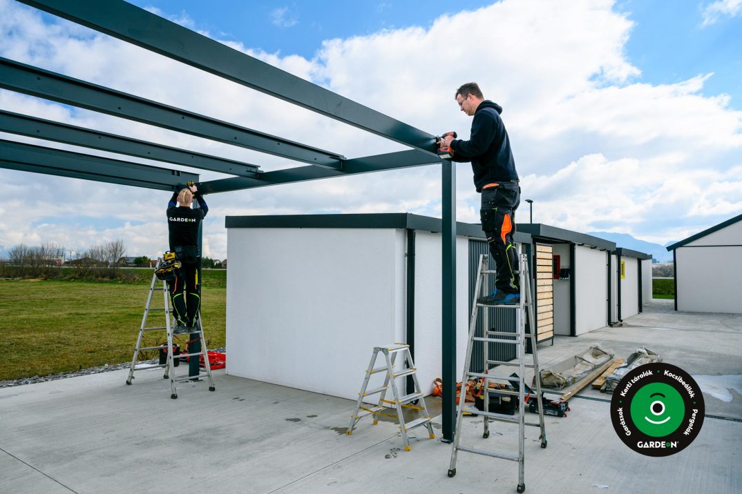 Pergola telepítése