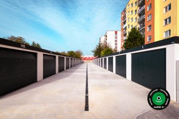 Sorgarázsok egymással szemben