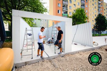 Sorgarázs telepítése