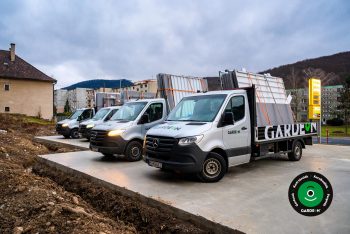 Gardeon teherautók az alapon