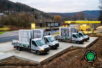 GARDEON teherautók a telepítés előtt