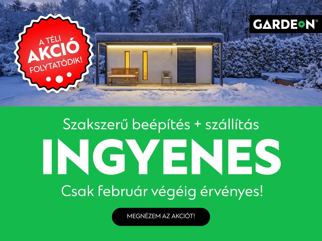 Akci&oacute;k GARDEON | Kerti t&aacute;rol&oacute;t