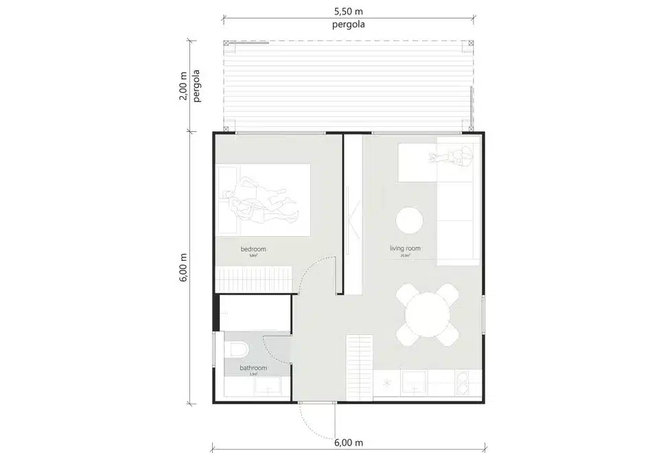 Alaprajz - Mini House