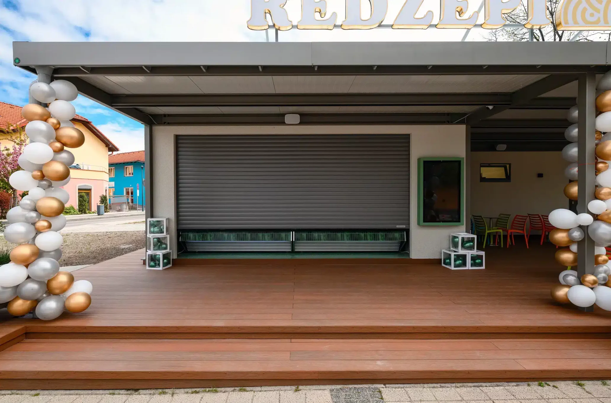 Gardeon csarnok fagyizó kialakítására, Redzepi ügyfélprojekt